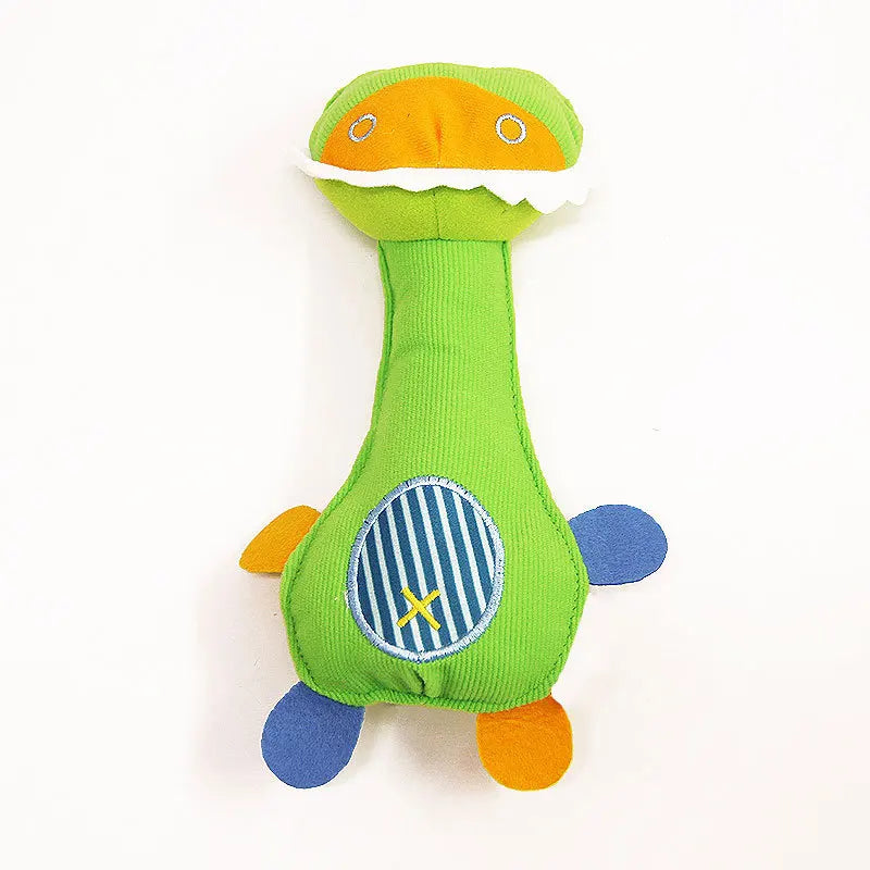 Jeux Sonori en Peluche pour Chien : Dinosaure, Cervo et Scimmia 