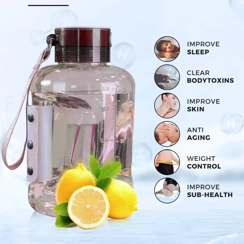 Hydrogen Water Bottle 1.5L Hydrogen Rich Portable Sports Water Bottle Rich Molecular Hydrogen Water Generator