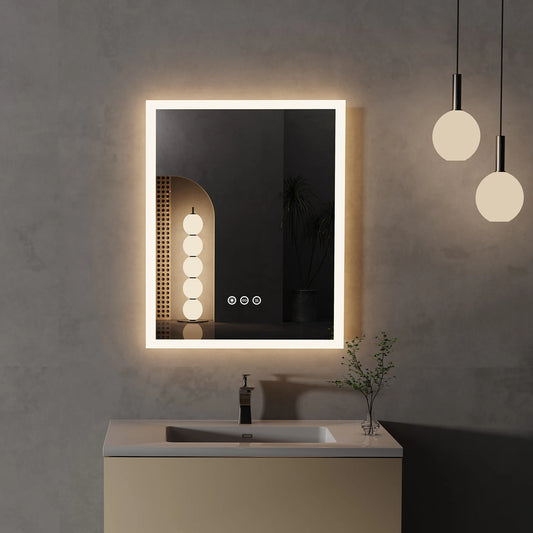 EleganceTouch Illuminated Bathroom Mirror