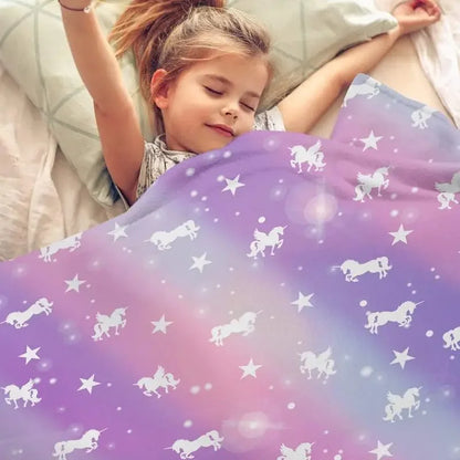 Rainbow Unicorn Blanket