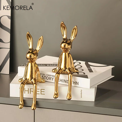 Luxury Ceramic Rabbit Statue