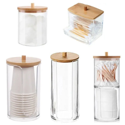 Clear Acrylic Bathroom Storage Jar