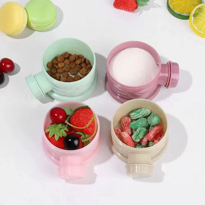 SnackNest - Multi-Tier Portable Food Storage for Kids