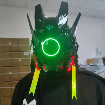 GlowRider LED Cosplay Helmet