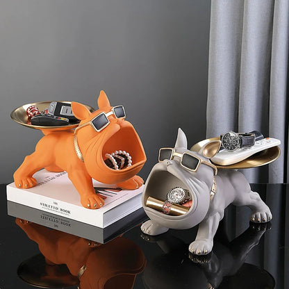 Chic French Bulldog Storage Tray