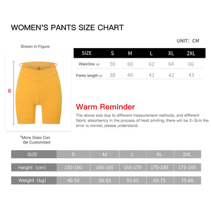 RideEase - Women's Breathable Padded Cycling Shorts