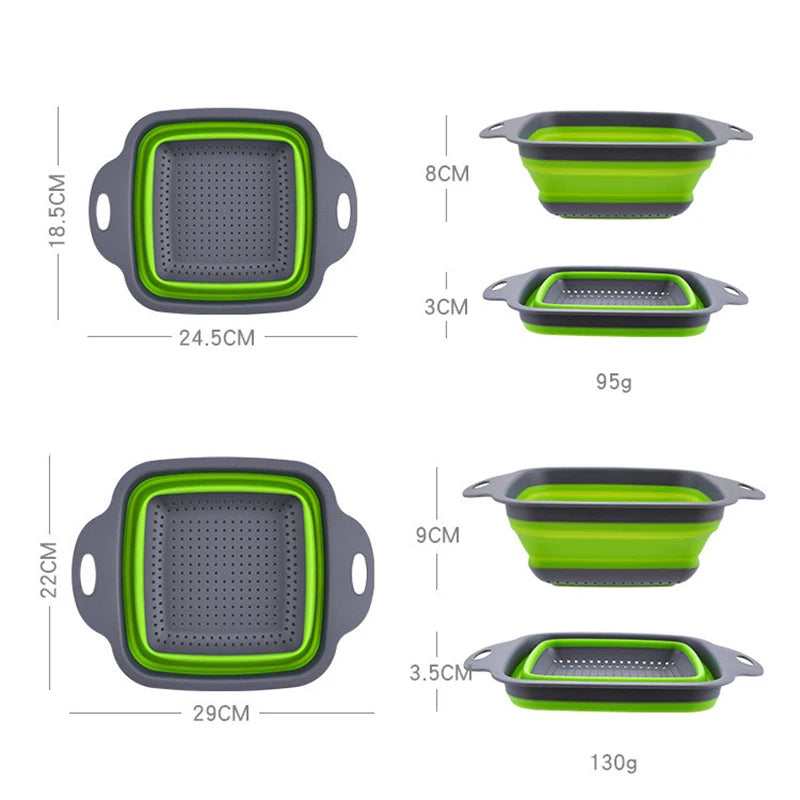 CompactFold Silicone Strainer