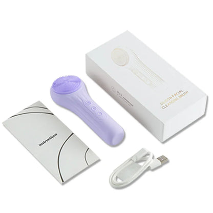 AquaGlow Sonic - Waterproof Facial Cleansing Brush