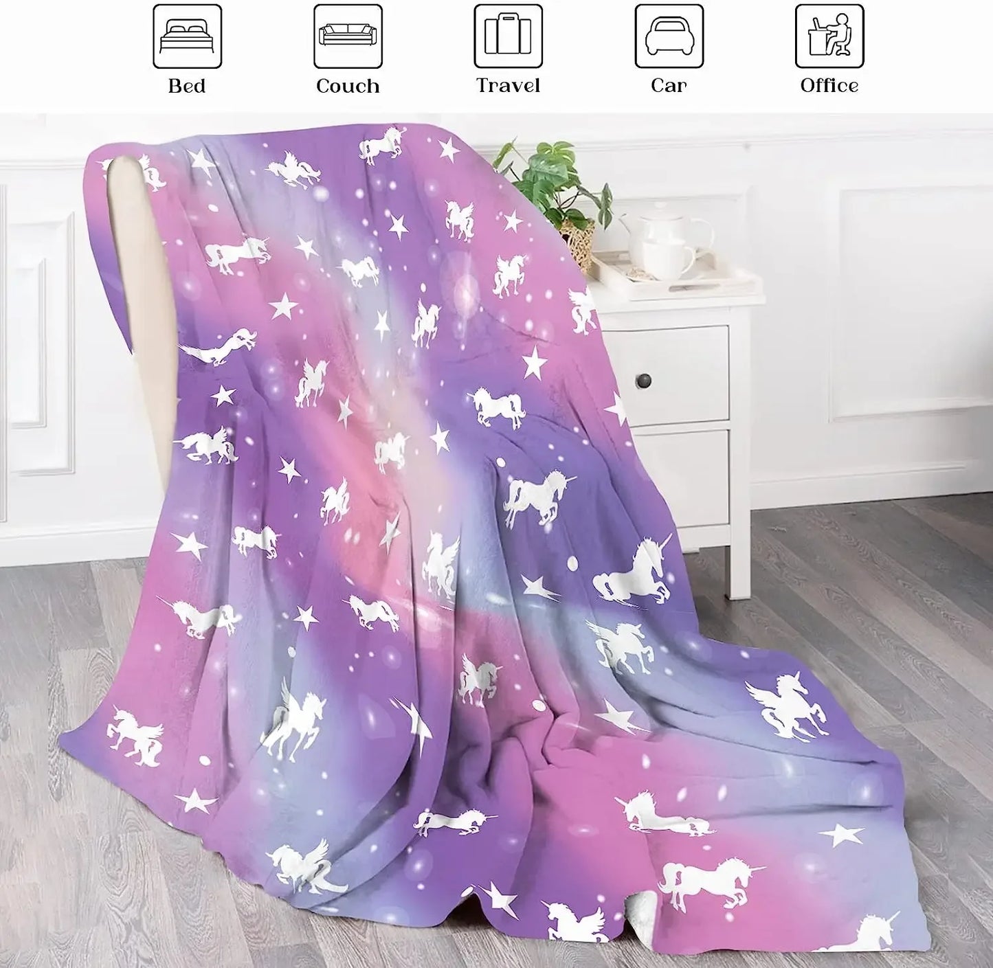 Rainbow Unicorn Blanket