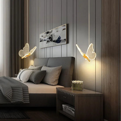 Lampada a sospensione a LED Butterfly Elegance 