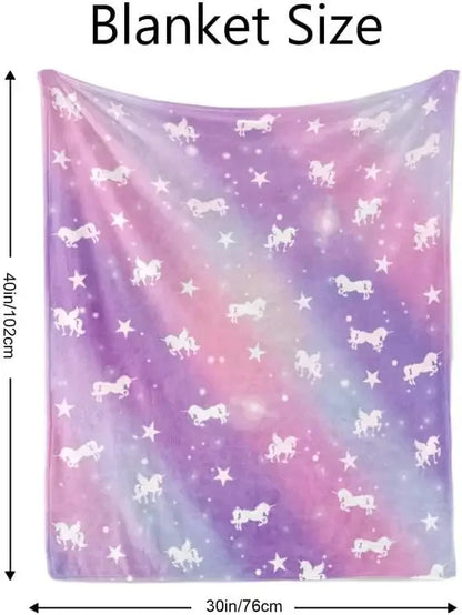 Rainbow Unicorn Blanket