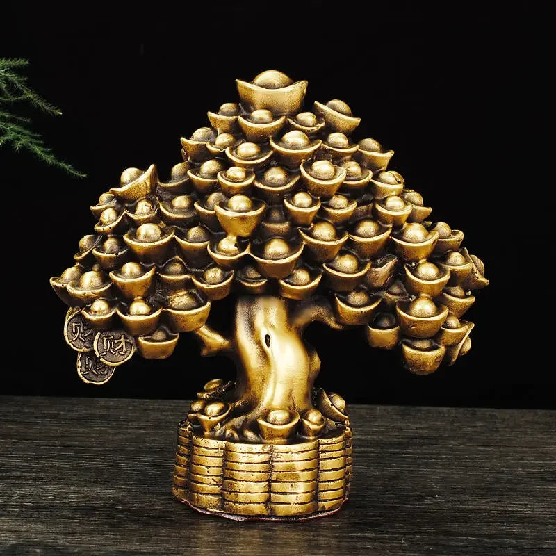 Lucky Prosperity Tree Sculpture