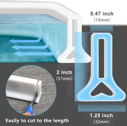 AquaGuard Shower Barrier