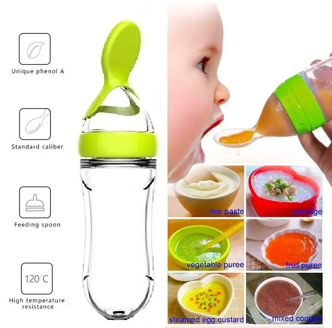 Silicone First Feeding Spoon.