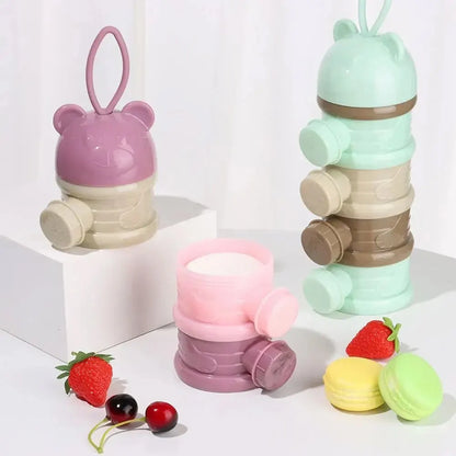 SnackNest - Multi-Tier Portable Food Storage for Kids