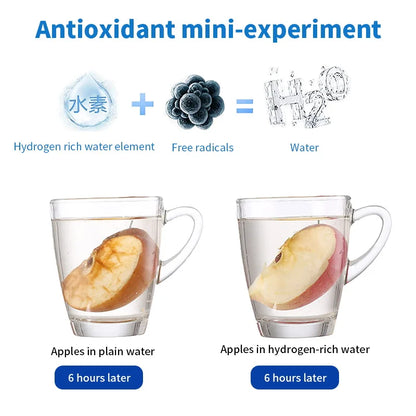 Générateur d'eau riche en hydrogène portable 